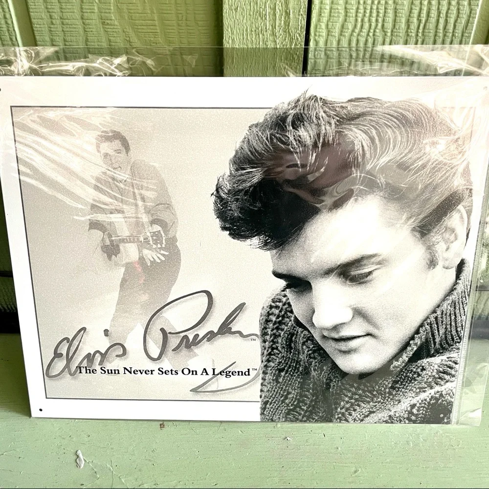 NEW Elvis Presley Sun Never Sets Metal Sign
